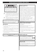 Preview for 54 page of Teac CD-RW890MKII Owner'S Manual