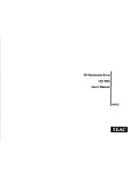 Preview for 9 page of Teac CDW54E User Manual