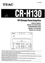 Teac CR-H130 Owner'S Manual preview