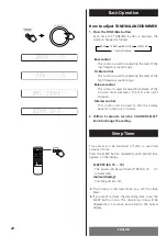 Preview for 24 page of Teac CR-H220 Owner'S Manual