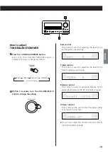 Предварительный просмотр 19 страницы Teac CR-H226 Owner'S Manual