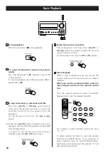 Предварительный просмотр 22 страницы Teac CR-H226 Owner'S Manual