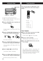 Предварительный просмотр 36 страницы Teac CR-H226 Owner'S Manual