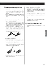 Предварительный просмотр 45 страницы Teac CR-H226 Owner'S Manual