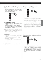 Preview for 23 page of Teac CR-H228i Manual