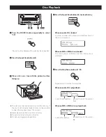 Preview for 22 page of Teac CR-H238I Owner'S Manual