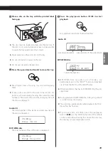 Preview for 19 page of Teac CR-H500 Owner'S Manual