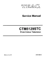 Предварительный просмотр 1 страницы Teac CT-M5129STC Service Manual