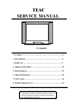 Teac CT-M6855S Service Manual preview