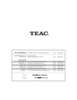 Preview for 15 page of Teac CTH340 Owner'S Manual