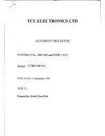 Предварительный просмотр 2 страницы Teac CTM5130TXT Service Manual