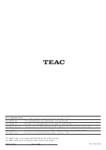 Preview for 36 page of Teac CX-200iDAB Owner'S Manual