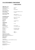 Preview for 2 page of Teac CX-225iDAB Service Manual