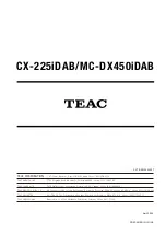 Preview for 19 page of Teac CX-225iDAB Service Manual