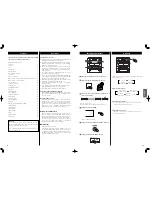 Предварительный просмотр 4 страницы Teac DC-D6300 Owner'S Manual