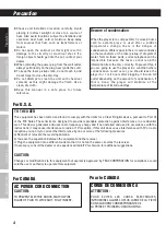 Preview for 4 page of Teac DC-D6800 Owner'S Manual