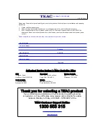 Preview for 2 page of Teac DLE3289HD User Manual