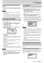 Preview for 45 page of Teac DR-100MKII Owner'S Manual