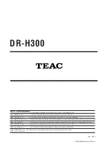 Preview for 18 page of Teac DR-H300 Service Manual