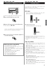 Предварительный просмотр 21 страницы Teac DR-H300p Owner'S Manual