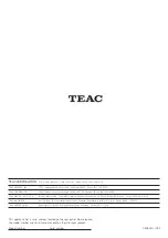 Предварительный просмотр 136 страницы Teac DR-H300p Owner'S Manual