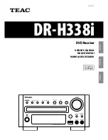 Предварительный просмотр 1 страницы Teac DR H338i Owner'S Manual