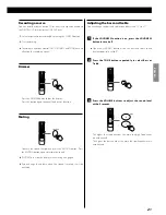 Предварительный просмотр 21 страницы Teac DR H338i Owner'S Manual