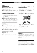 Preview for 54 page of Teac DR-H358i Owner'S Manual