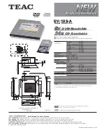 Preview for 1 page of Teac DV-18S-A Product Information