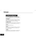 Предварительный просмотр 31 страницы Teac DV-2170 Owner'S Manual