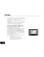 Предварительный просмотр 39 страницы Teac DV-2170 Owner'S Manual