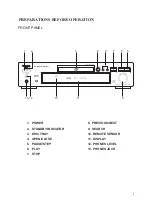 Предварительный просмотр 4 страницы Teac DV-3000 Service Manual