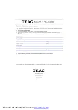 Предварительный просмотр 3 страницы Teac DV-5120HD User Manual