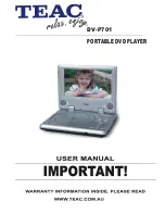 Preview for 1 page of Teac DV-P701 User Manual