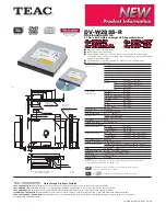 Teac DV-W28SS-R Product Information preview