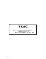 Предварительный просмотр 20 страницы Teac DV223 User Manual