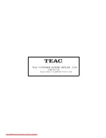 Предварительный просмотр 20 страницы Teac DV225 User Manual