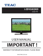 Teac DV5188 User Manual preview