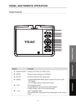 Предварительный просмотр 11 страницы Teac DVP713C User Manual