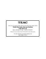 Preview for 24 page of Teac DVP902T User Manual