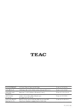 Предварительный просмотр 40 страницы Teac ER-LXRC1000 Instructions For Use Manual