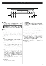 Preview for 9 page of Teac Esoteric D-01 Owner'S Manual