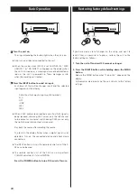 Preview for 10 page of Teac Esoteric D-05 Owner'S Manual