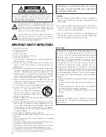 Preview for 2 page of Teac Esoteric X-03 Owner'S Manual