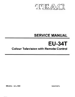 Teac EU-34T Service Manual предпросмотр