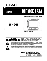 Предварительный просмотр 37 страницы Teac EU-34T Service Manual