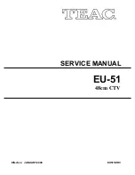 Предварительный просмотр 1 страницы Teac EU-51 Service Manual