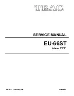 Preview for 1 page of Teac EU-66ST Service Manual