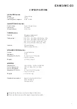 Preview for 3 page of Teac EX-M3 Service Manual