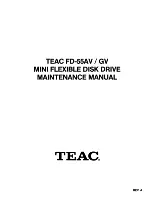 Teac FD-55AV Maintenance Manual preview